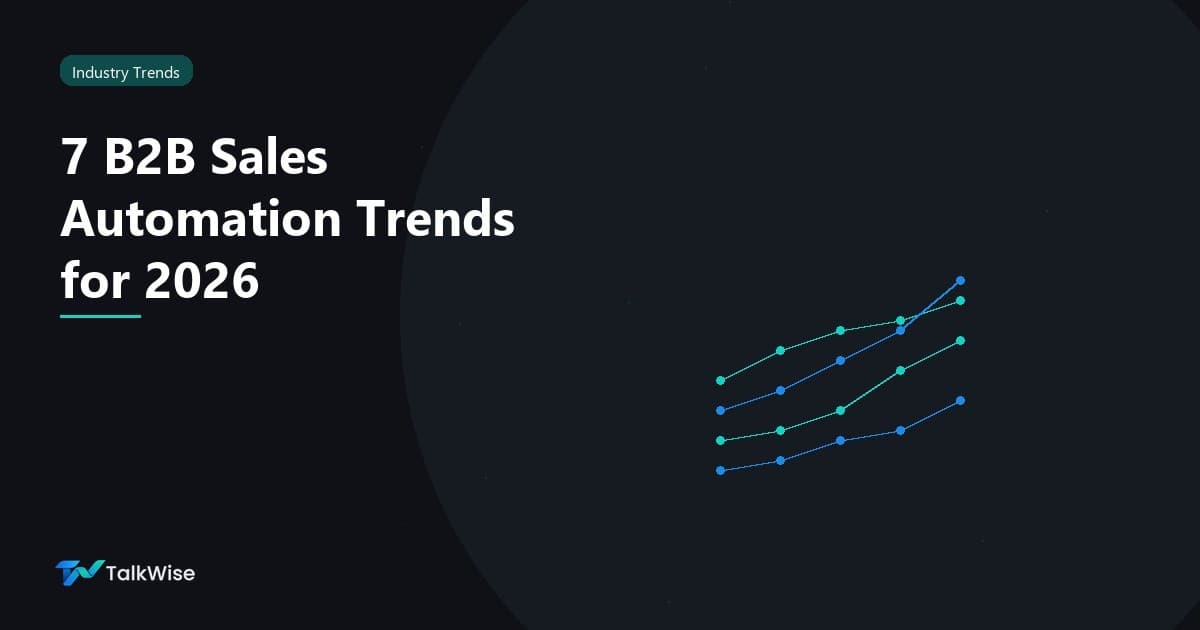 7 B2B Sales Automation Trends That Are Actually Reshaping 2026